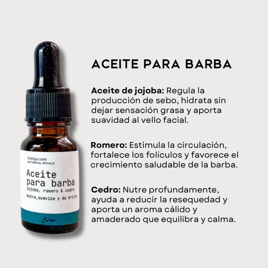 Aceite para barba