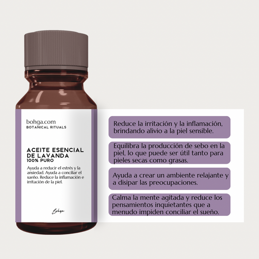 Aceite esencial de lavanda