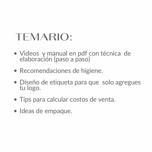 TALLER ONLINE “VELAS PARA MASAJE”